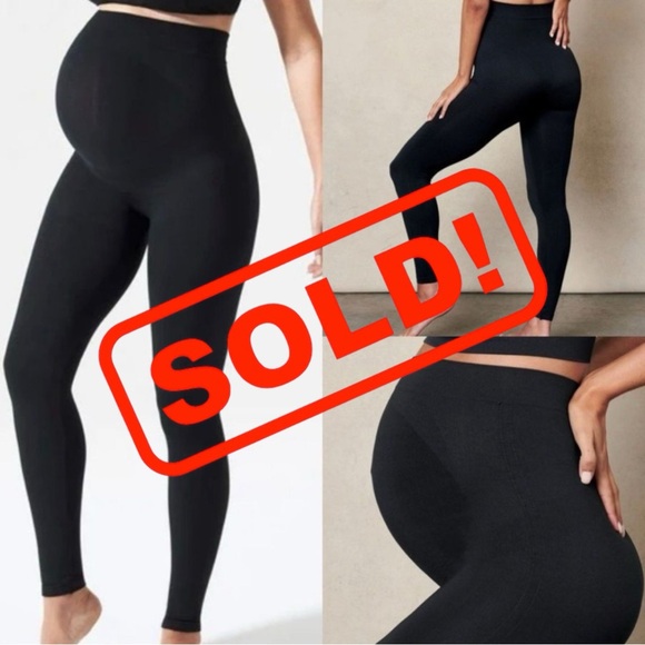 BLANQI Pants - SOLD BLANQI® Everyday™ Maternity Belly Support Leggings - Black / Medium
